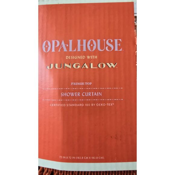 Brand New Opalhouse Designed With Jungalow. Fringe Top Shower Curtain Boho - Picture 3 of 5
